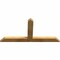 Ekena Millwork Portland Rough Sawn Timber Gable Bracket, Western Red Cedar, 48"W x 24"H x 2"D x 4"F, 12/12 Pitch GBW048X24X0204POR00RWR - alternate 3